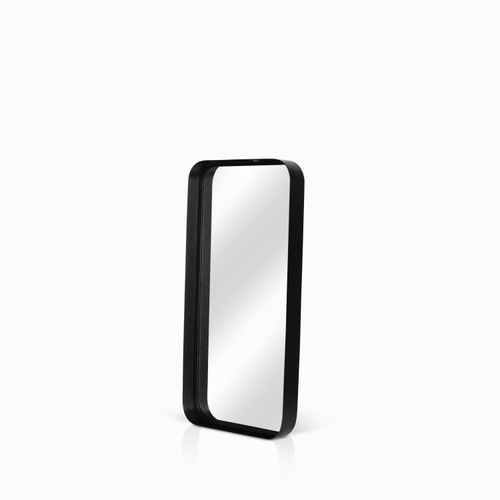 Espejo rectangular negro 38x6.5x79cm