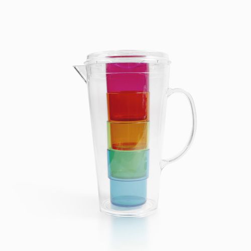 Jarra con vasos flexi