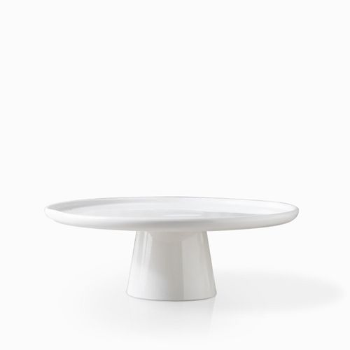 Tortera borde liso en porcelana 26 cm