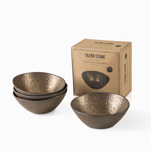 Tazon sopa stone set x 4