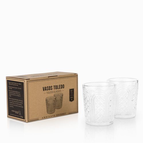 Set x 2 vaso toledo