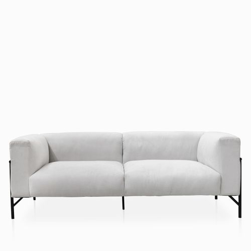 Sofa 3ptos nevada 72x210x91 beige