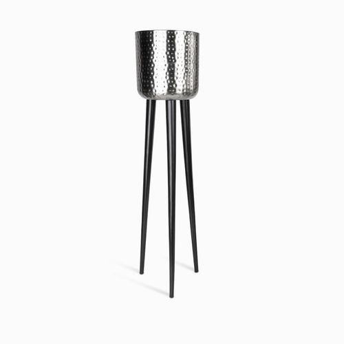 Matera plateada en stand 86cm