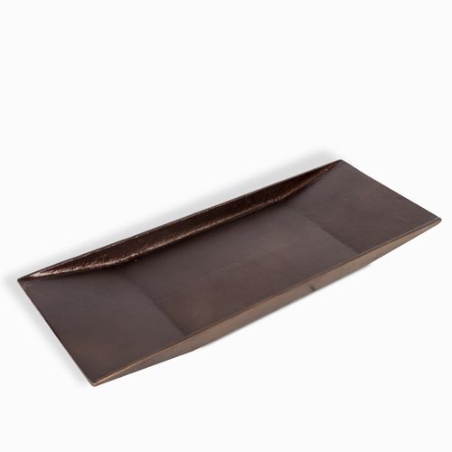 Bandeja negra martillada 48cm