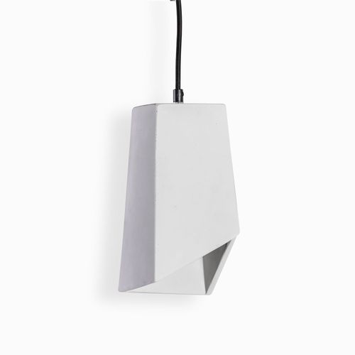 Lámpara irregular cemento 30x16x12cm