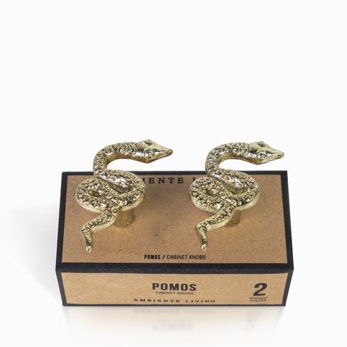 Pomo serpiente set x 2