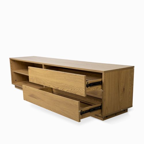 Mueble tv mill color madera 42x180x40