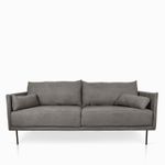 Sofa-elementary-gris-87x203x88