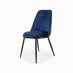 Silla-comedor-redonda-negra-velvet-azul