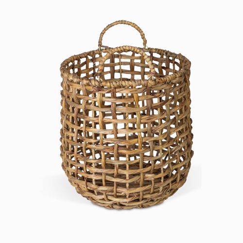 Canasta entrelazada jacinto 33x30cm