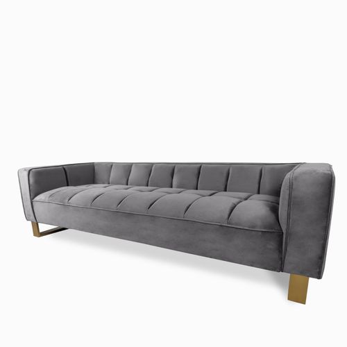 Sofa ansel gris 62x231x89