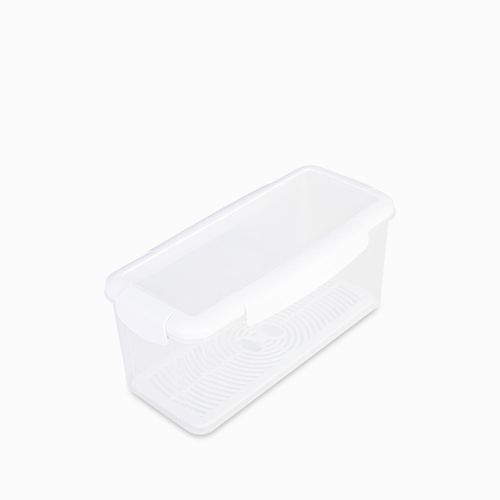 Recipiente hermetico con escurridor blanco 2600 ml