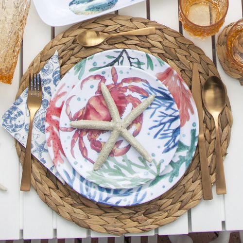 Plato corales 26 cm