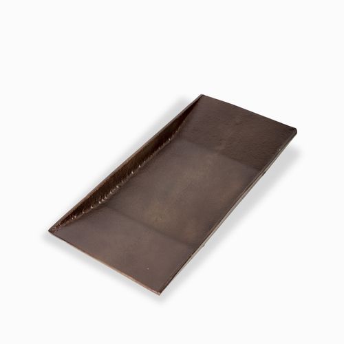 Bandeja negra martillada 38cm