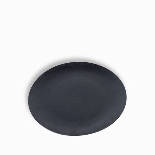 Plato base negro mate 30 cm