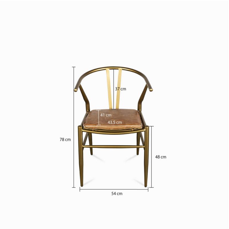 Silla-luna-cuero-cognac