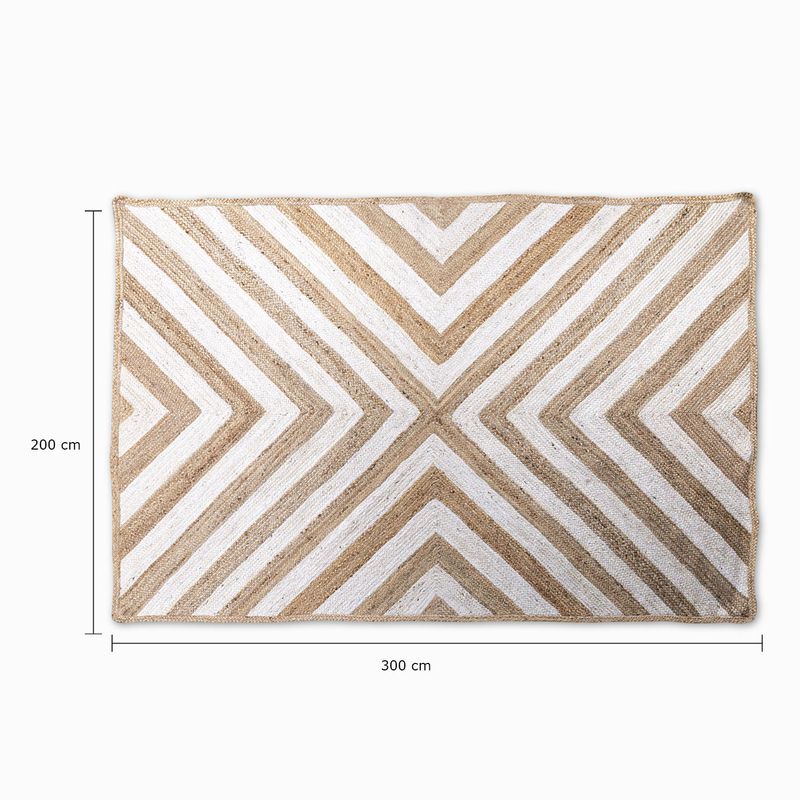 Tapete-yute-lineas-blancas-200x300cm