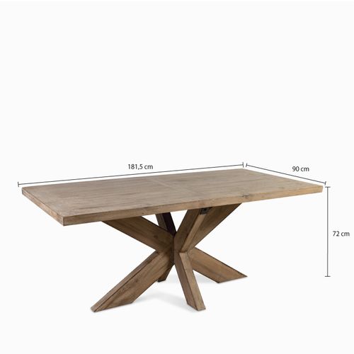 Comedor base en equis