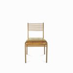 Silla-Lineas-Doradas-en-cuero-miel