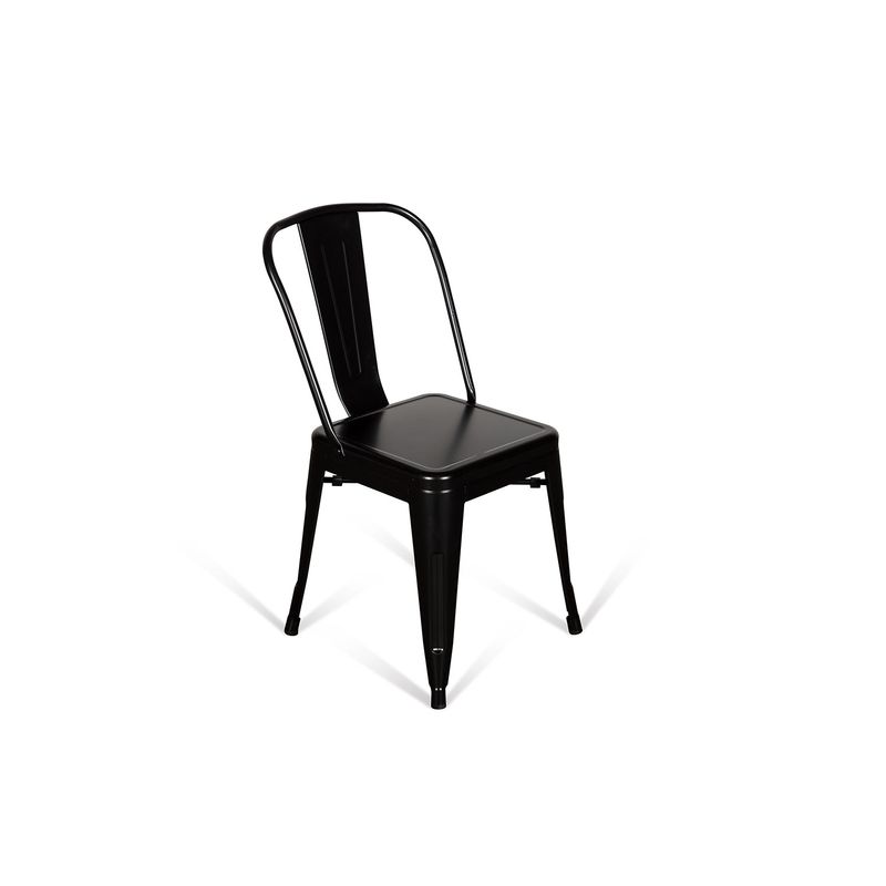 Silla-de-comedor-Industrial-simple-negra