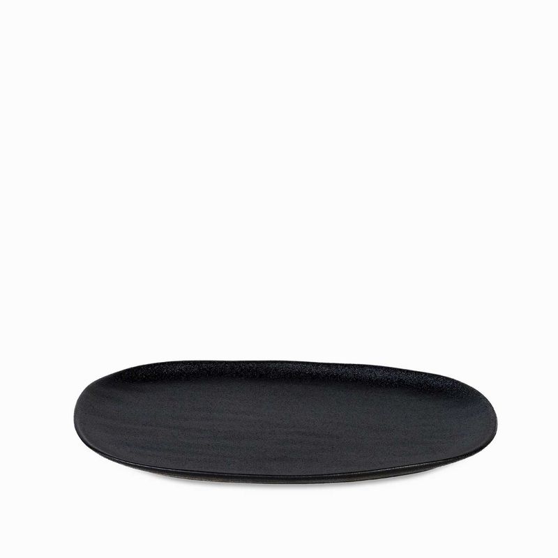 Bandeja-oval-negro-mate-30cm