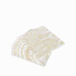 Servilletas-silueta-hoja-dorada