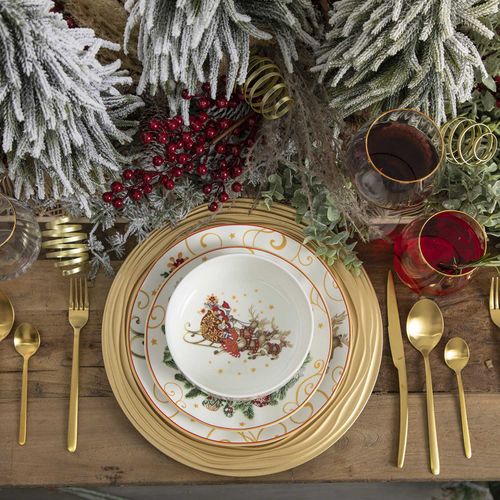 Rama bayas rojas 40cm