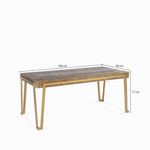 Mesa-comed-pata-dorado-alred-77x180x90cm