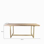 Consola-t-brace-dorada-82x220x50