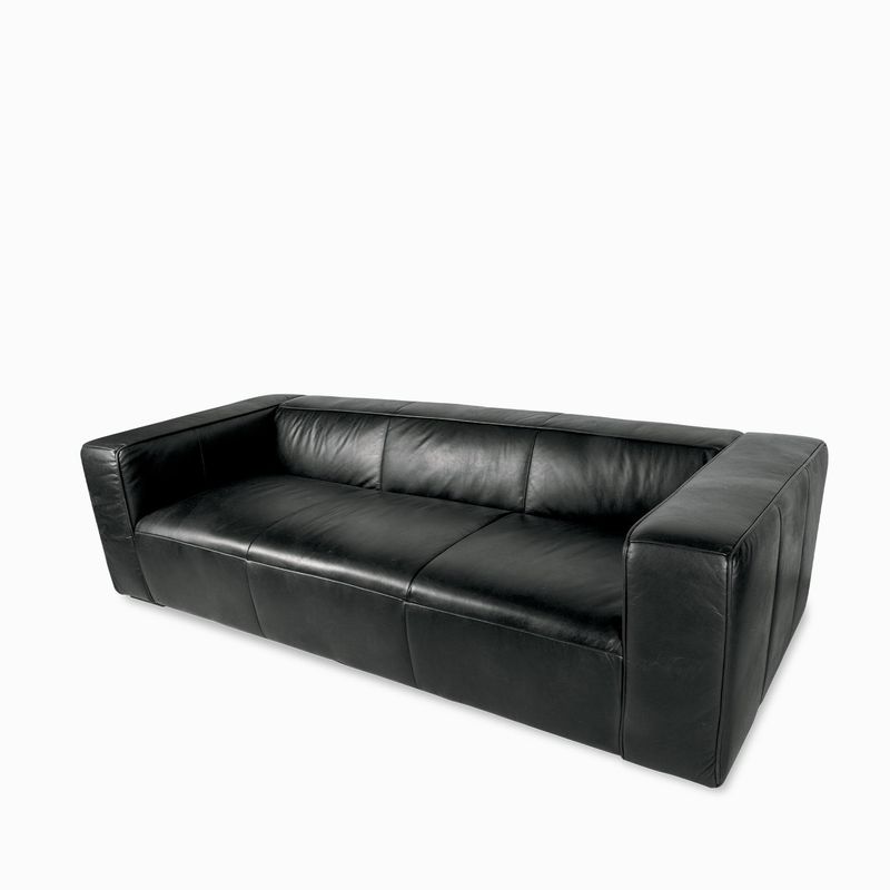 Sofa-Cuero-3-puestos-Comfort-Negro