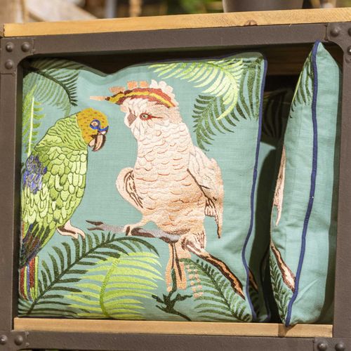 Cojin cacatua rosa 45x45cm