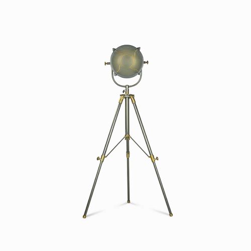 Lámpara Piso Rotati Brass