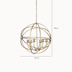 Lampara-Candelabro-en-Esfera-Brass