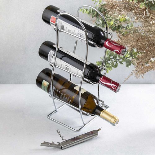 Soporte para 3 botellas de vino
