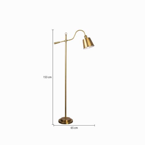 Lámpara piso Atelier Brass