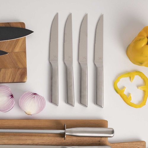 Cuchillo para carnes en acero setx4