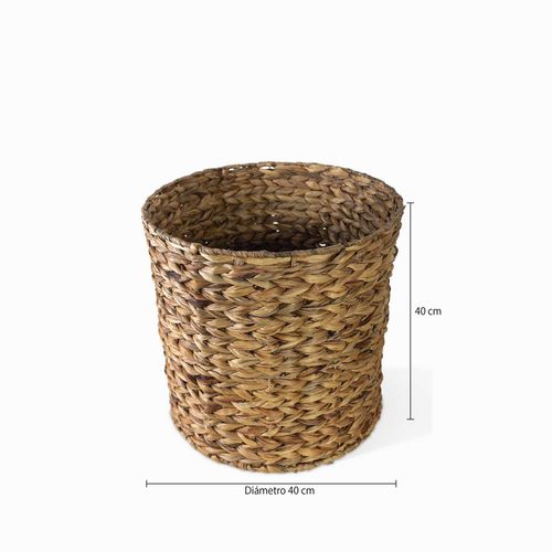 Canasto Circular jacinto de agua 40 cm