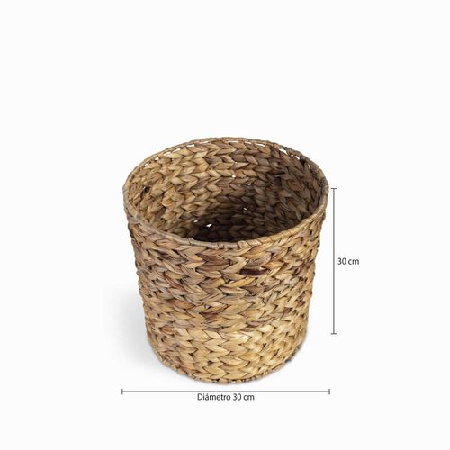 Canasto Circular jacinto de agua 30 cm