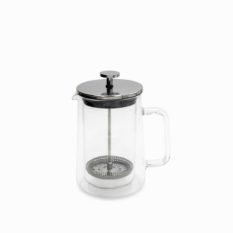 Cafetera-prensadora-doble-pared-plateada-600ml