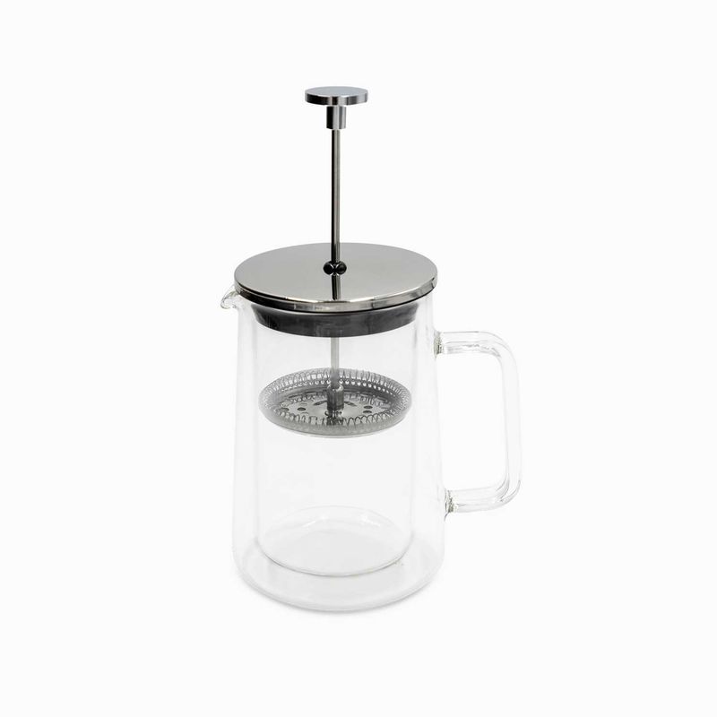 Cafetera-prensadora-doble-pared-plateada-600ml