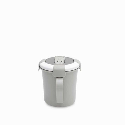 Recipiente hermético redondo gris 683 ml