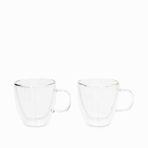 Mug alto doble pared 160ml setx2