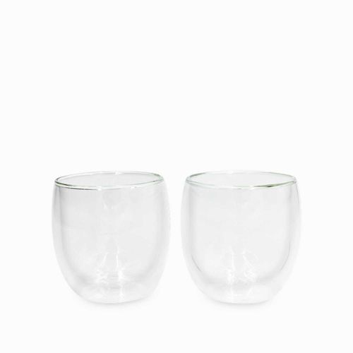 Vaso doble pared curvo 300ml setx2