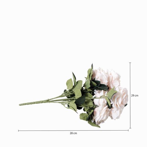 Bouquet de rosas rosadas x 10