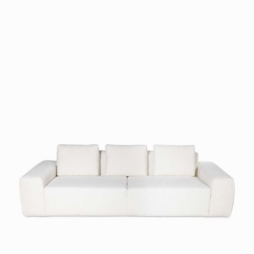 Sofá 3 ptos pompeya beige 82x255x100