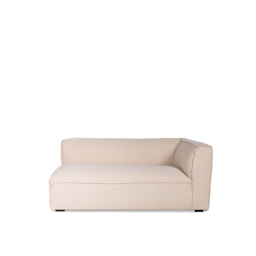 Modular Cubo Brazo Beige Derecho