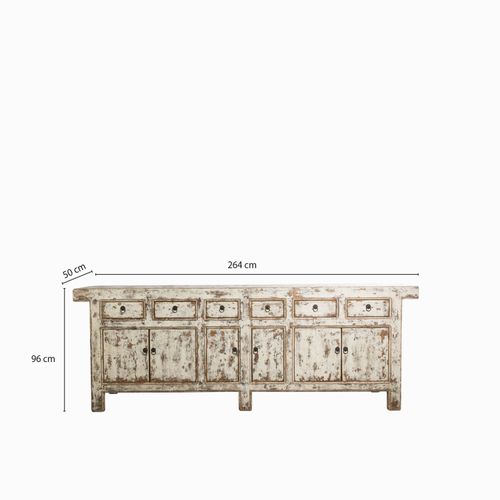 Mueble Desgaste blanco