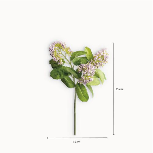 Flor de Tallo Morada 35 cm