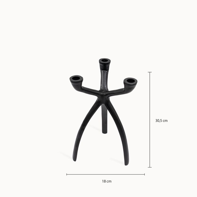 Candelabro-tripo-18x30.5cm