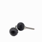 Pomo-esfera-rayas-negro-set-x-2